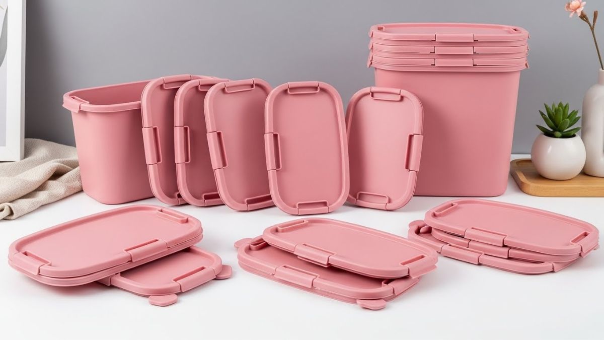 Pink Tote Lids: A Stylish and Practical Storage Solution for Modern Living